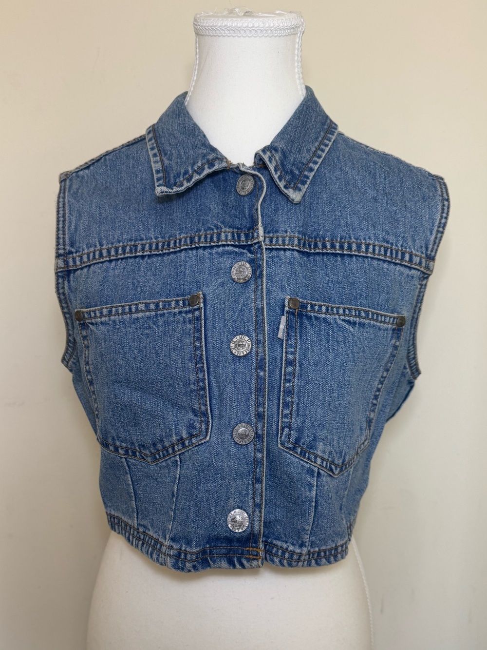 Levi’s SilverTab Vintage Cropped Denim Vest